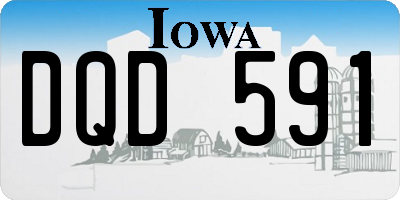 IA license plate DQD591