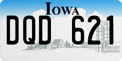 IA license plate DQD621