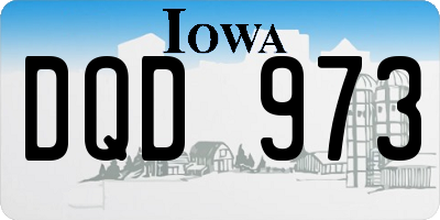 IA license plate DQD973