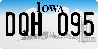 IA license plate DQH095