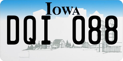 IA license plate DQI088