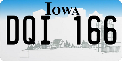 IA license plate DQI166