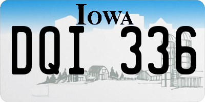 IA license plate DQI336
