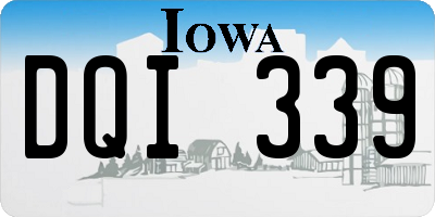IA license plate DQI339