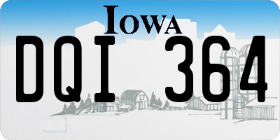 IA license plate DQI364