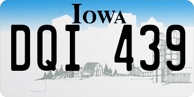 IA license plate DQI439