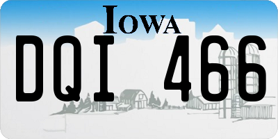IA license plate DQI466
