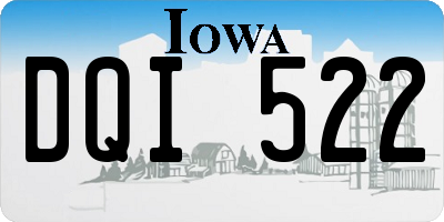 IA license plate DQI522