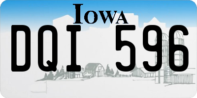 IA license plate DQI596