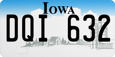 IA license plate DQI632