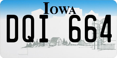 IA license plate DQI664