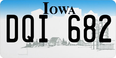 IA license plate DQI682