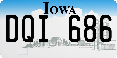 IA license plate DQI686