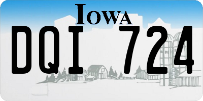IA license plate DQI724