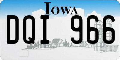 IA license plate DQI966