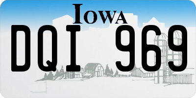 IA license plate DQI969