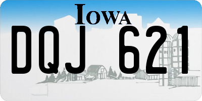 IA license plate DQJ621