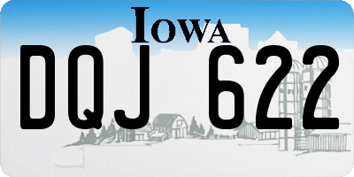 IA license plate DQJ622