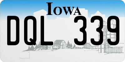 IA license plate DQL339