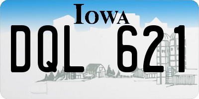 IA license plate DQL621
