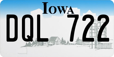 IA license plate DQL722
