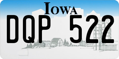 IA license plate DQP522
