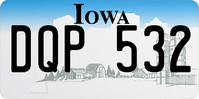 IA license plate DQP532