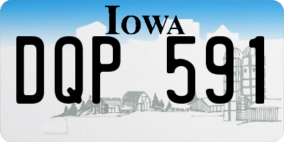 IA license plate DQP591