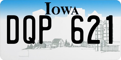 IA license plate DQP621