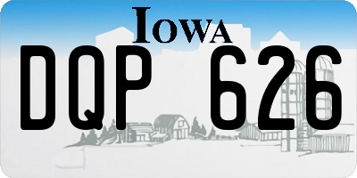 IA license plate DQP626
