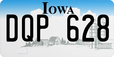 IA license plate DQP628