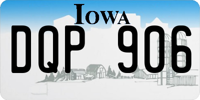 IA license plate DQP906