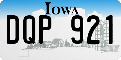 IA license plate DQP921