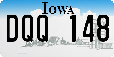 IA license plate DQQ148