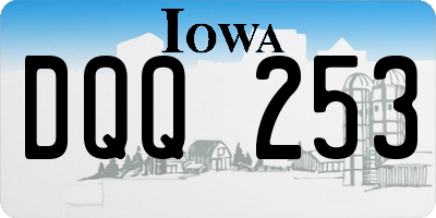 IA license plate DQQ253