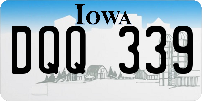 IA license plate DQQ339