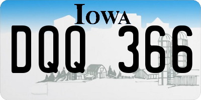 IA license plate DQQ366