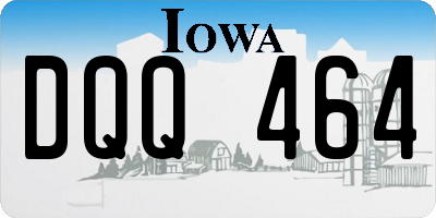 IA license plate DQQ464