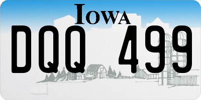 IA license plate DQQ499