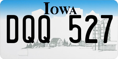 IA license plate DQQ527
