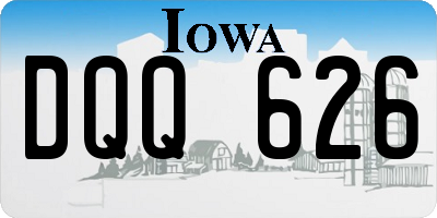 IA license plate DQQ626