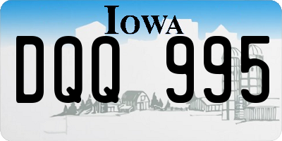 IA license plate DQQ995
