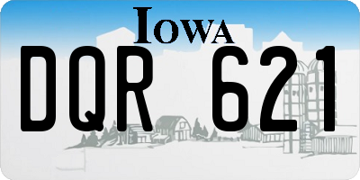 IA license plate DQR621