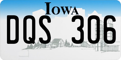 IA license plate DQS306