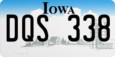 IA license plate DQS338