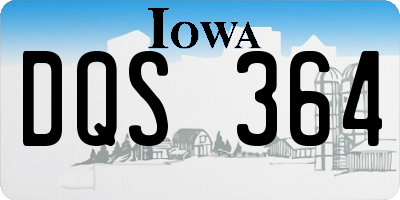 IA license plate DQS364