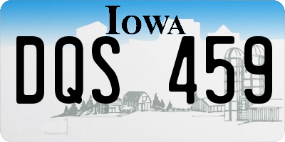 IA license plate DQS459