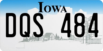 IA license plate DQS484