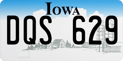 IA license plate DQS629