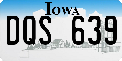 IA license plate DQS639